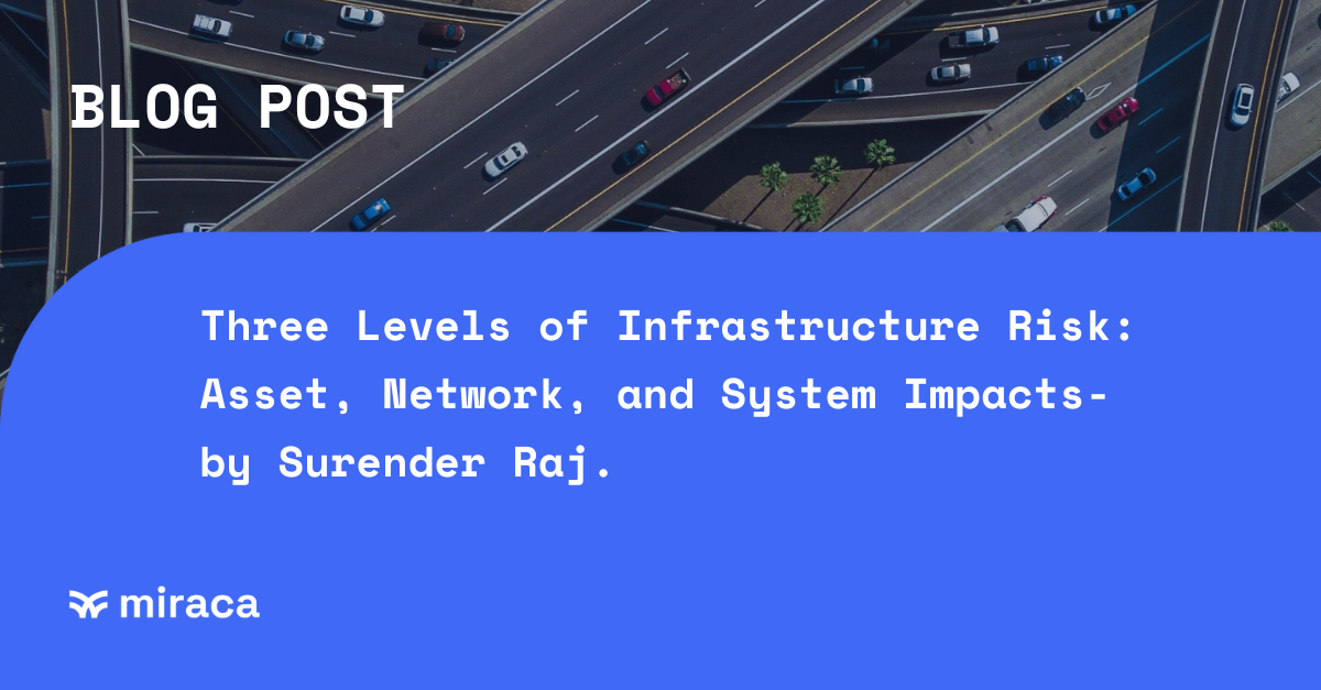 Three Levels of Infrastructure Risk: Asset, Network, and System Impacts ...